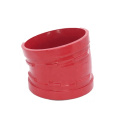 Ductile Iron Grooved Pipe Fittings 22.5 Degree Elbow